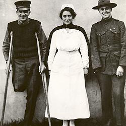 Typical nurse's uniform from World War I.