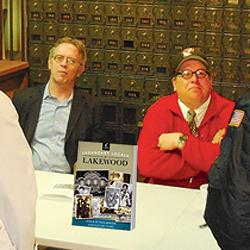 Authors Walter Neary and Steve Dunkelberger at a book signing earlier this year in the history museum.
